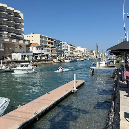 Bord De Equipe 4 Personnes ,1 Lit Double Et 1 Lit Superpose, Acces Direct Plage, Climatisation, Parking Prive Gratuit * Palavas-les-Flots